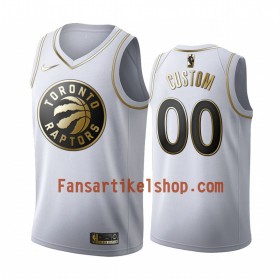 NBA Toronto Raptors Trikot Benutzerdefinierte Nike 2019-2020 Weiß Golden Edition Swingman - Herren